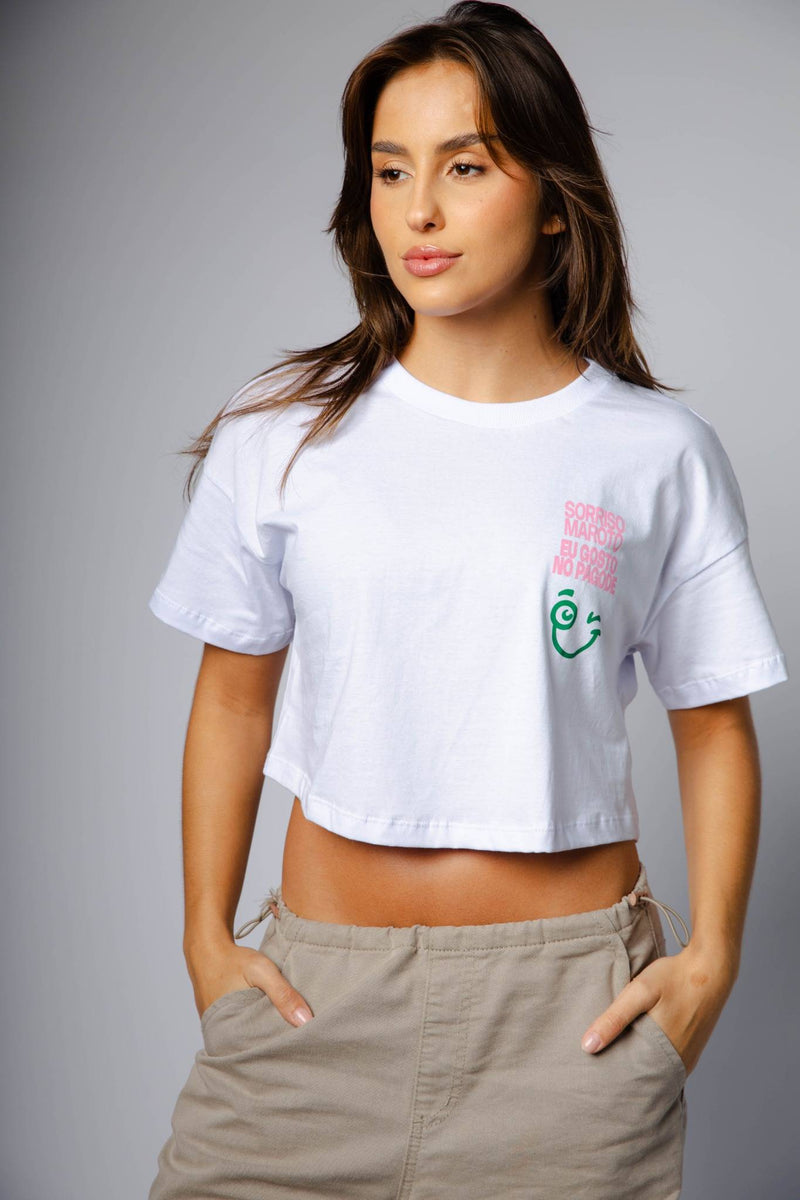 CROPPED UMA ESPÉCIE DE RELIGIÃO - BRANCO